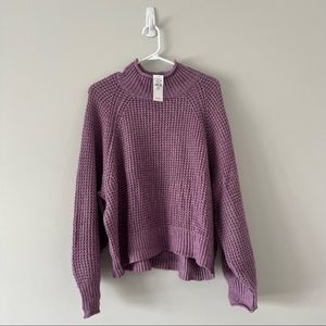 AE Purple Knit Sweater
